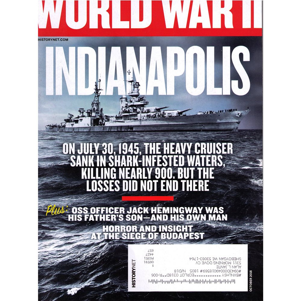 World War II October 2018 Volume 33 Issue 3